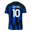 Camiseta de fútbol Inter Milan Lautaro Martinez 10 Primera Equipación 23-24 - Hombre